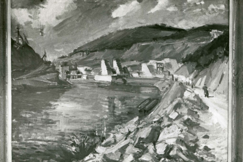 Oravská přehrada v díle Eduarda Světlíka